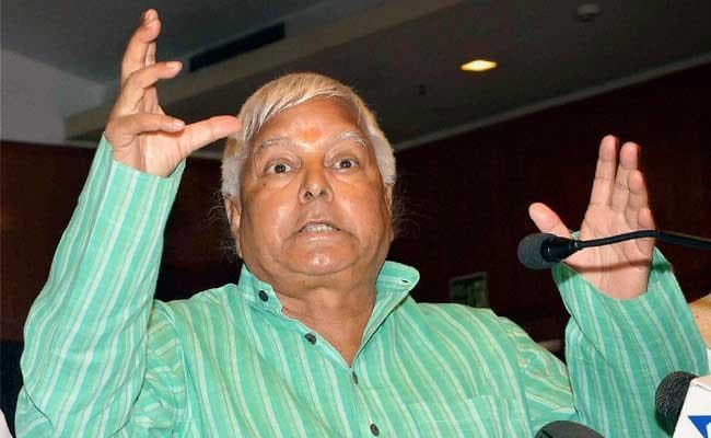 दो घंटे में पाला बदलकर भाजपा में चले गये पलटूराम : लालू