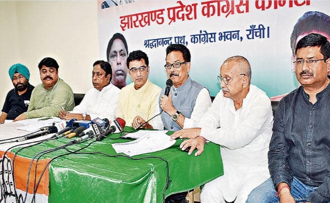 झारखंड : जब कांग्रेस ने रघुवर सरकार से पूछे 10 सवाल