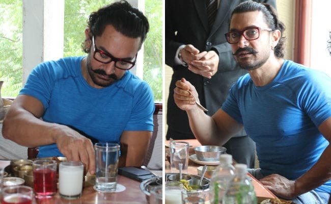 फिल्म के प्रचार के लिए आमिर खान पहुंचे गुजरात, पसंद आया गुजराती खाना