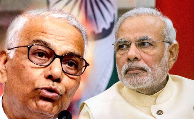 नरेंद्र मोदी व यशवंत सिन्हा के रिश्ते कैसे रहे हैं?