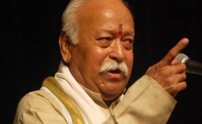 संघ प्रमुख ने मोहन भागवत ने कहा - विपक्ष नहीं कर सकता राम मंदिर का विरोध