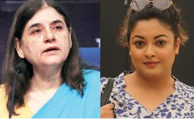 तनुश्री दत्ता के सपोर्ट में आईं केंद्रीय मंत्री मेनका गांधी, जानें क्या कहा ?