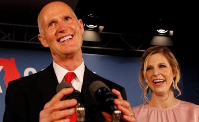 अमेरिका उपचुनाव 2018 : रिपब्लिकन रिक स्कॉट ने फ्लोरिडा सीनेट सीट पर जीत हासिल की