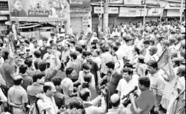 दिलीप घोष पर हमले के विरोध में राज्यभर में रैली