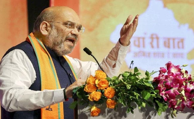 शाह ने विपक्ष पर साधा निशाना : कहा, ‘बेरोजगार हुए चालीस चोर''