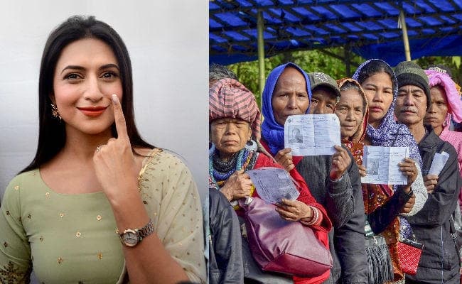 IN PICS : मध्य प्रदेश और मिजोरम चुनाव की कुछ खास तसवीरें