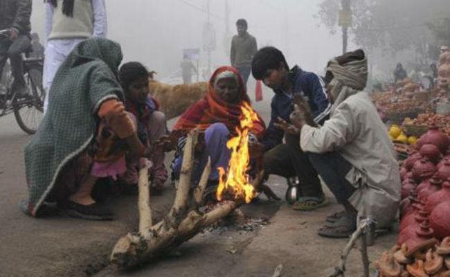 पटना शहर के तापमान में आयी गिरावट