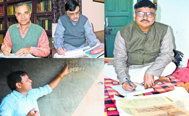 विलुप्त हो रही इन लिपियों को जिंदा रखने की जिद में जुटे ''ये'' जानकार