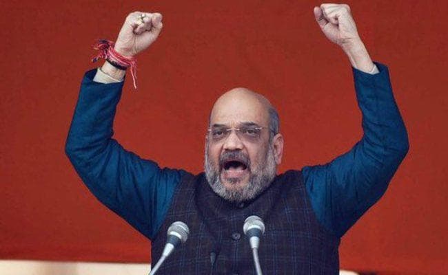 युवा उद्घोष रैली में अमित शाह ने कहा-मोदी के नेतृत्व में लिया भारत निर्माण का संकल्प