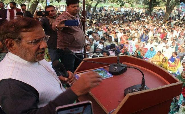 ‘नंदन’ गांव में आयोजित शरद यादव के दलित महापंचायत को मिला राजद का साथ