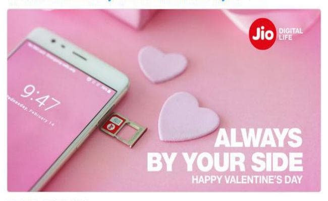 Jio ने दूसरी टेलीकॉम कंपनियों को कुछ इस तरह दी वैलेंटाइन की बधाई