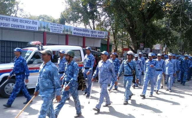 नयी ट्रैफिक सिस्टम के खिलाफ बोधगया में बाजार बंद, महाबोधि मंदिर छावनी में तब्दील