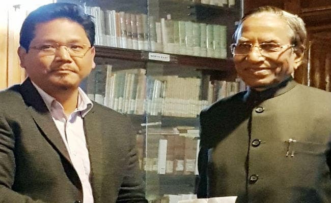 #Meghalaya : मुकुल संगमा ने CM पद से दिया इस्तीफा, अगली सरकार NPP-BJP गठबंधन की, 6 मार्च को कोनराड लेंगे शपथ