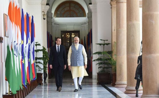 भारत-फ्रांस के बीच हुए 14 समझौते, बोले पीएम मोदी- हम जमीन से आसमान तक मिलकर कर रहे हैं काम