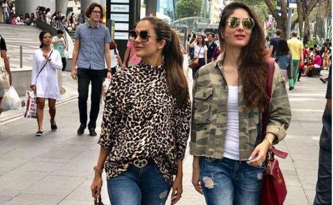बेस्ट फ्रेंड अमृता संग सिंगापुर की सड़कों पर घूमती नजर आईं करीना कपूर, जानें वजह ?