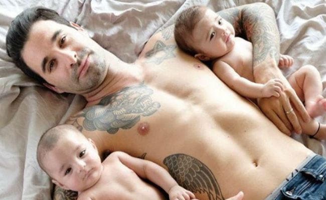 ये हैं सनी लियोनी के जुड़वां बेटे, डेनियल ने शेयर की तसवीर