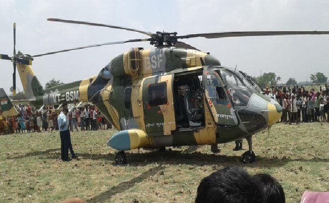 बिहार : BSF के हेलिकॉप्टर की इमरजेंसी लैंडिंग, बाल-बाल बचे CRPF के 9 अधिकारी