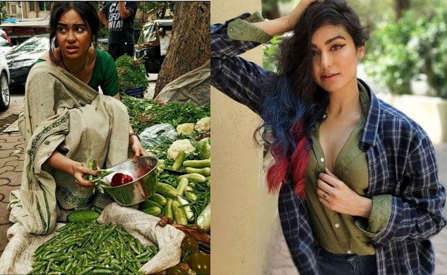 सड़क पर सब्जी बेचती नजर आयीं ये ग्लैमरस एक्ट्रेस, ये है वजह