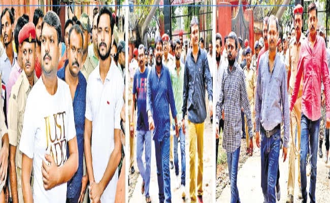 नीरज हत्याकांड : कड़ी सुरक्षा में 10 की पेशी, संजीव की बीमारी मामले में कारा अधीक्षक से रिपोर्ट तलब