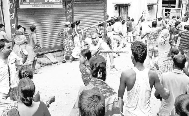 बालुरघाट : अवैध शराब की दुकान बंद करने को लेकर हुआ विवाद, पुलिस-पब्लिक में झड़प, आइसी समेत कई जख्मी