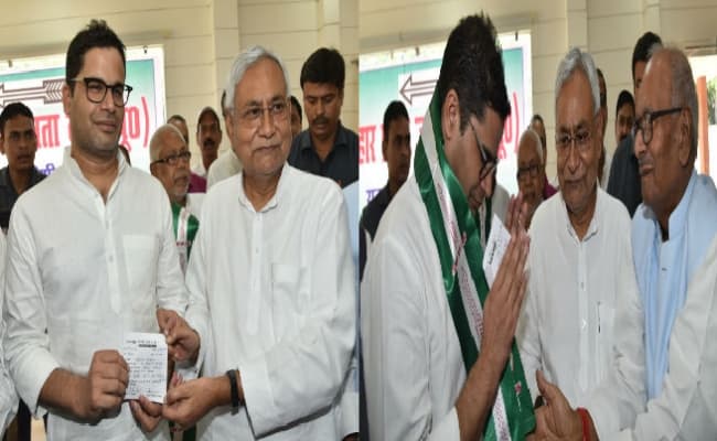 चुनावी रणनीतिकार प्रशांत किशोर बने राजनेता, नीतीश ने दिलायी JDU की सदस्यता
