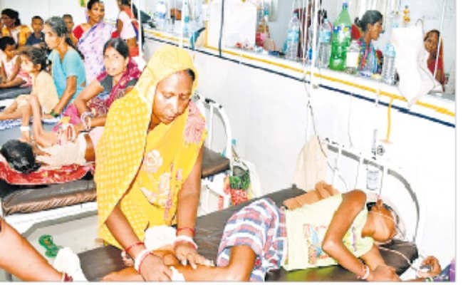 वायरल फीवर की चपेट में नौनिहाल, अस्पताल पटे