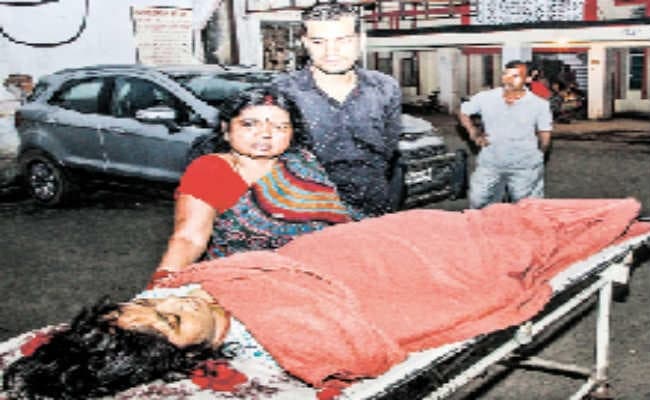 शास्त्रीनगर में गर्भवती की मौत के बाद हंगामा, पति पर लगा हत्या का आरोप