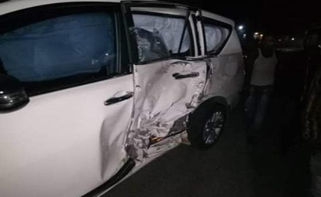 रांची के सांसद संजय सेठ की गाड़ी दुर्घटनाग्रस्त, बाल-बाल बचे