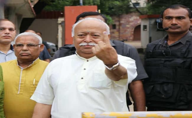 भारत रत्न विवादः संघ प्रमुख बोले- बीते 90 वर्षों से हमें बनाया जा रहा निशाना, मगर कोई चिंता नहीं