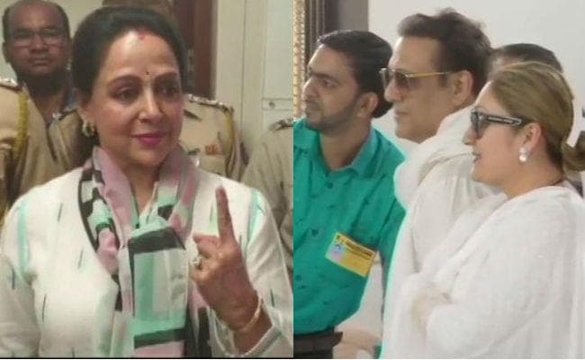#MaharashtraElections2019: हेमा मालिनी और गोविंदा समेत मतदान करने पहुंचे ये सेलेब्स