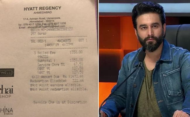 म्यूजिक डायरेक्टर ने 3 अंडों की सफेदी के लिए चुकाये 1672 रुपये, बिल वायरल