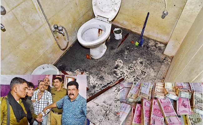 पटना में निगरानी विभाग के डर से इंजीनियर परिवार ने जला दिये एक करोड़ के नोट,राख को कमोड से किया फ्लश