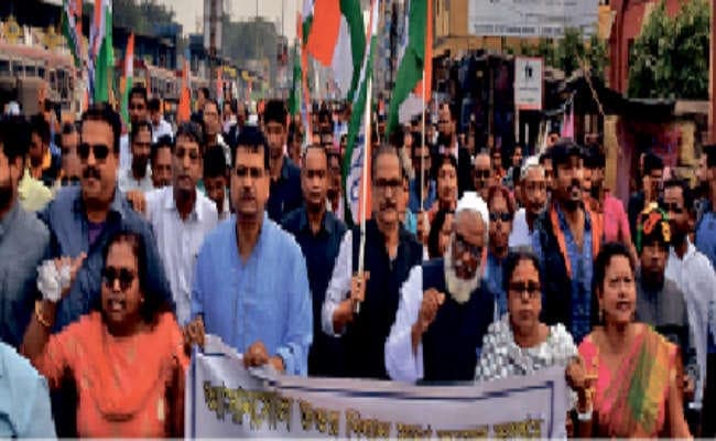 सीएए के खिलाफ तृणमूल ने निकाली रैली