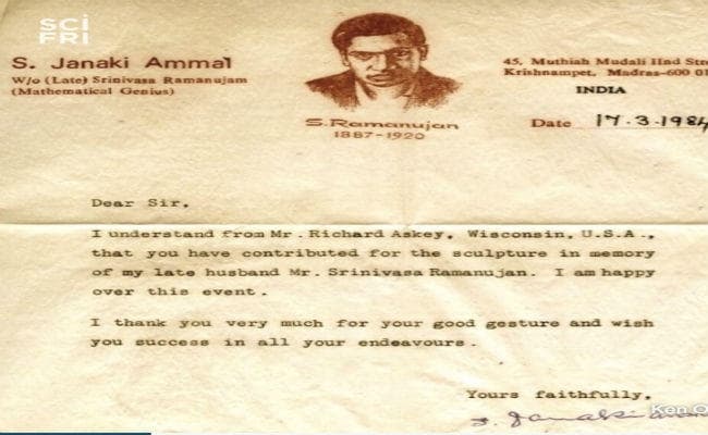 राष्ट्रीय गणित दिवस: इन विषम परिस्थितियों का सामना कर रामानुजन पहुंचे शीर्ष पर