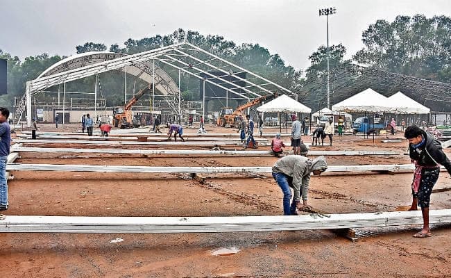 रांची : सज रहा मोरहाबादी मैदान, 29 दिसंबर को दिन के दो बजे शुरू होगा शपथ ग्रहण समारोह
