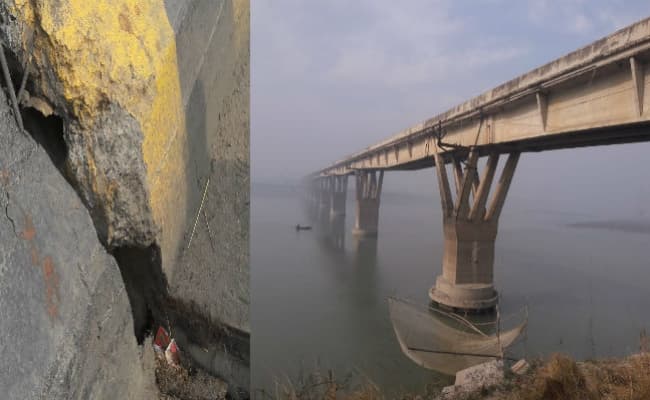 पूर्वोत्तर भारत को जोड़ने वाले कुर्सेला पुल का पिलर धंसा, वाहनों के परिचालन पर लगा रोक