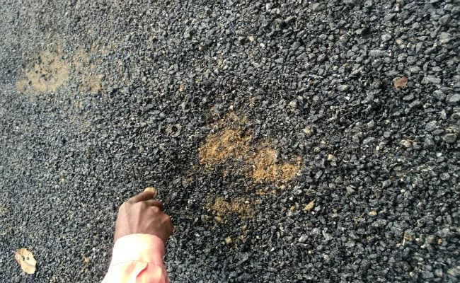 सिमडेगा : कालीकरण सड़क निर्माण में भारी अनियमितता का ग्रामीणों ने लगाया आरोप