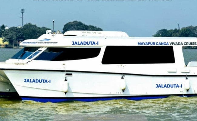 कोलकाता से मायापुर के लिए पहली बार शुरू हुई जलदूत 1 क्रूज सेवा