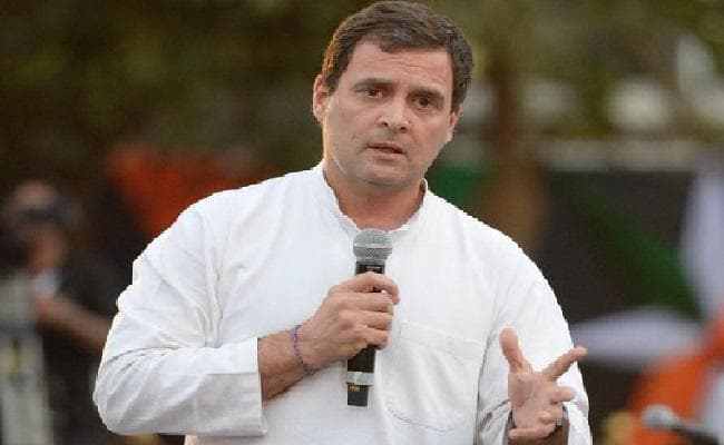 चुनावी सभा में बोले राहुल गांधी, हमारी सरकार आयी तो GST ( गब्बर सिंह टैक्स ) हटा देंगे