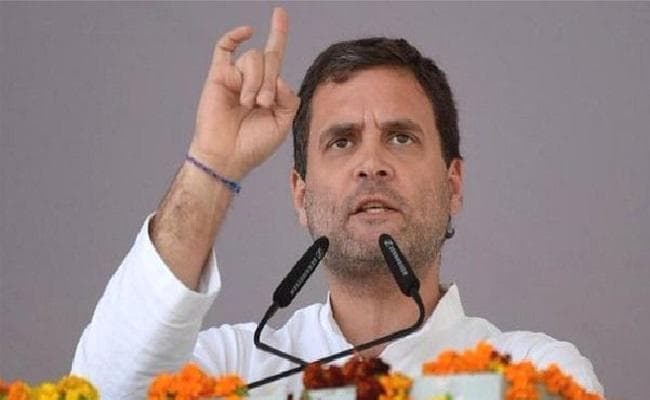राहुल गांधी ने साधा पीएम मोदी पर निशाना कहा, न्यूनतम आय योजना की घोषणा से डरे मोदी