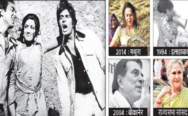 शोले के जय, वीरू, बसंती व राधा चारों बन चुके हैं सांसद