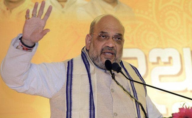 भुवनेश्वर में बोले अमित शाह - चिटफंड, खनन घोटाले में शामिल लोगों को भेजेंगे जेल