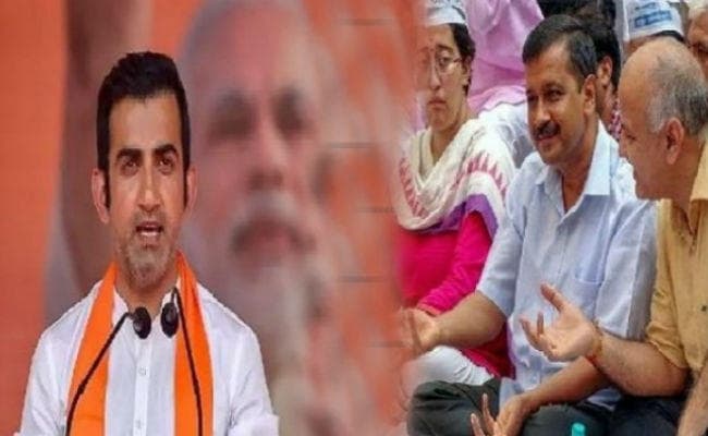 अरविंद केजरीवाल ने गंभीर के ट्वीट को लेकर कानूनी नोटिस भेजा