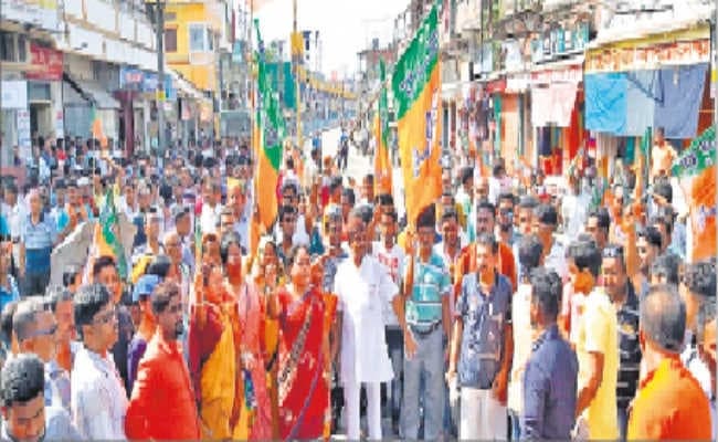 संदेशखाली की घटना पर भाजपा में उबाल