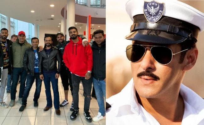 टीम इंडिया ने देखी सलमान की फिल्म ”भारत”, दबंग खान ने दिया ऐसा रियेक्शन