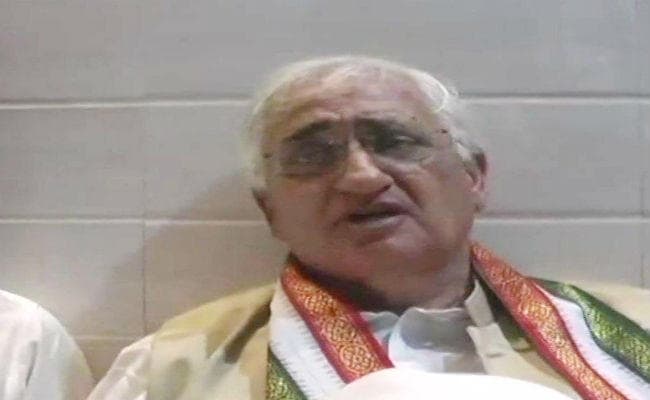 मोदी की सुनामी में सब बह गया, खुशी की बात है हम जिंदा रह गये : सलमान खुर्शीद