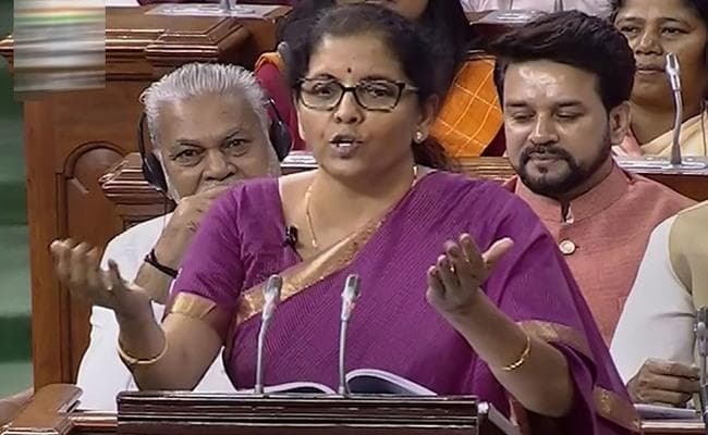 बजट भाषण में सीतारमण ने किया विवेकानंद, महात्मा गांधी और बसवेश्वर का उल्लेख