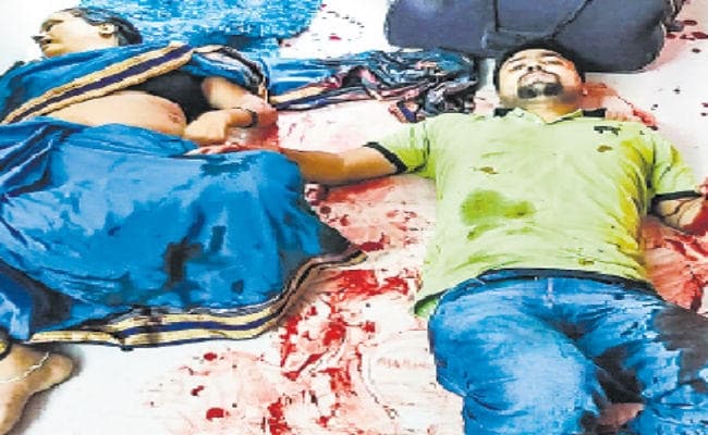 निलंबित दारोगा की करतूत : पत्नी और मुंहबोला साला-सास को मारी गोली, सास की मौत