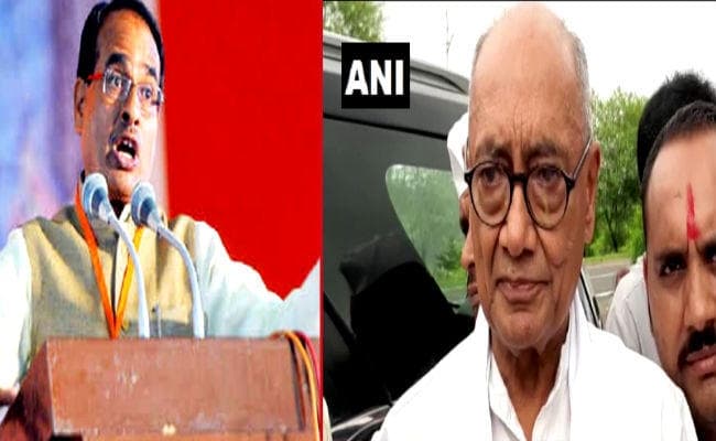 शिवराज ने नेहरु को बताया ''क्रिमिनल’, दिग्विजय बोले- वो पैरों की धूल भी नहीं