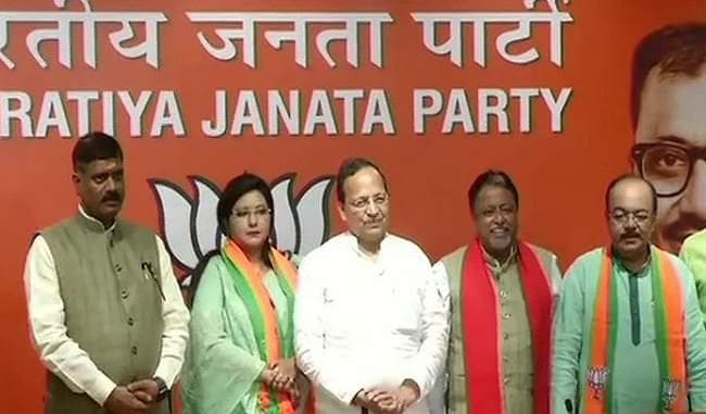 बैशाखी के साथ शोभन भाजपा में हुए शामिल